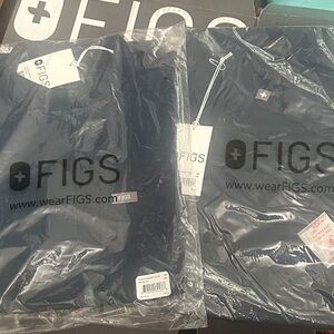 Figs Dark Harbor Maternity Scrub Set XS